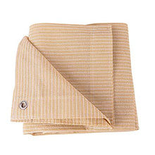 Rete ombreggiante Pannello Privacy per Ombrellone da Sole con Passacavi su 2 Lati, Pergola per Tende da Sole Beige 85% UV, Dimensioni Personalizzate (Size : 6mX6m)