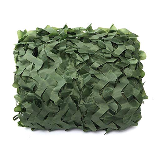 AWCPP Camo Netting Shading Net Net Camouflage Shade Net | Tenda da Campeio Pure Green Verde Air Defense Mountain Green Outdoor Sun Sunshade Network,Verde,5 * 6M.