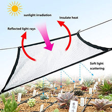 Rete ombreggiante Isolamento Freddo - Reticolato Riflettente del Giardino del Panno di Alluminio del Riflettore del 75% per Le Piante delle Succulente, Tetto del Patio (Size : 1x4M)