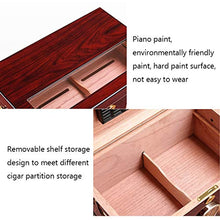 Ljf Sigaro Scatola Cigar Humidor Domestico di Grande capacità Cigar Cabinet Cigar Sigaro Idratante Cabinet Moisturizing Cigarette Case può Contenere 100 miglior Regalo