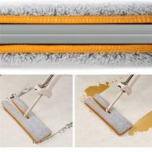 SSAYY Spray Mop Mop per Pulizia Pigro Piatto A 360 Gradi A Doppia Faccia Piatto Autopulente Lanciando Manici Telescopici con 2 Pezzi in Microfibra Sostituisci Il Panno