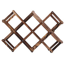 Tellaboull for Scaffale per Vini in Legno Classico di Alta qualità Portavasi per Bottiglie da 3/6/10 Supporto per mensole da Cucina con Barra di Alta qualità Elegante