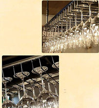 DJSMjbj Wine Rack Wine Glass Rack Supporto di Vetro Vino mensola di Vetro di Vino Rack Facile da installare Ripiani Decke (Size : L90*w35cm)