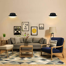 KAWELL 12W Creativo Moderno Applique da Parete LED Lampada da Parete Impermeabile IP65 Alluminio Lampada da Muro Interno Esterno per Camera da Letto Bagno Portico Corridoio Scale Soggiorno, Nero 3000K