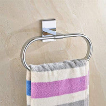 Flybath Ovale Anelli Portasciugamani Ottone Massiccio Finitura Cromato Lucida Bagno Porta Asciugamani Montaggio a Parete