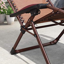 Heavy Duty Textoline Zero Gravity Relaxer sedia da giardino all'aperto sdraio pieghevole sedia sdraio sdraio sdraio sdraio sdraio (dimensioni: versione aumentante) versione base
