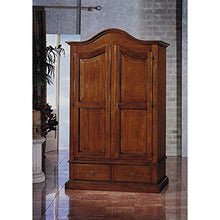 Estense - Armadio Legno MASSELLO A Mano L 120 P 60 H 200-1205-A
