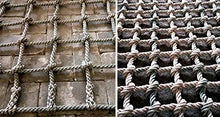 WaiMin Reti da arrampicata for rete sicura for bambini Cargo Corda di nylon Scaletta for bambini Rete di sicurezza anticaduta Rete da giardino Decor Rete da recinzione Balcone Ringhiera Protezione sca