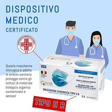 Mascherina chirurgica monouso tipo II R, Dispostivo Medico di Classe I, MADE IN ITALY - VENDITA ESCLUSIVA MASCHERINE ITALIANE STORE - CONFEZIONE DA 50 PEZZI