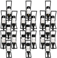 DJSMjbj Europeo Hanging Wine Rack Ferro Wine Rack/Mensola/Decorativo scaffale for Sala da Pranzo, Cucina, Soggiorno attaccatura del Supporto di Vetro Ripiani