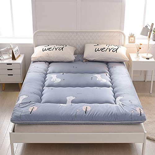 SATATAM Tatami - Materasso futon Giapponese, Spesso, Pieghevole, Portatile, L, 150x200cm(59x79inch)