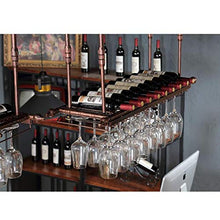 YWYW Portabicchieri da Vino Portabottiglie da Appendere Portabicchieri da Appendere Portabicchieri da Bar per Bar Portabottiglie da Soggiorno da Appendere (Dimensioni: 120 * 30 cm)