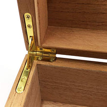 Scatola di immagazzinaggio Cigar Humidor - cedro spagnolo Legno Havana Cigar Box finitura lucida cerniere dorati Humidor Grande capacità Cigar Box di stoccaggio con l'igrometro mantenerlo fresco perfe