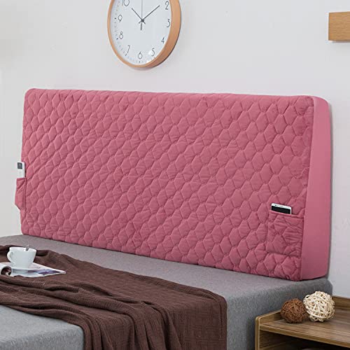 CXLT Fodera per Testata Letto in Velluto di Cristallo di Lusso Copertura per Testiera Trapuntata Singola/Doppia in Legno/Pelle/Tessuto Schienale per Letto Fodera per Protezione Decorazione,A-200cm