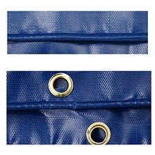 MHBGX Telone Impermeabile per Esterni Resistente, Riparo per Protezione Solare a Terra in Tessuto Bifacciale in Pvc,Blu,5.9X3.8M
