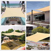 YXLMZ Tenda A Vela Parasole Rettangolare Gazebo Impermeabile E Resistente Anti-Raggi UV per Giardino, Terrazza, Campeggio con Corda E Kit di Fissaggio (3×4m,Bianco)