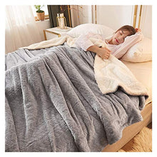 DSLK Coperte in Pile Verdi E Lanci Adulti Spessa Calda Calda Coperte Invernali Domestico Super Morbido Piumino Lusso Coperte Solide Tranquility Coperta Ponderata (Color : Style7, Size : 200x230cm)