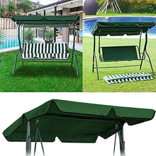 YINETTECH - Telo di Ricambio per panchina a Dondolo, 197 x 110 cm, 192 x 133 cm, 169 x 115 cm, Colore: Verde, Grün 169x115cm