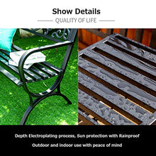 outdoor product Panchine da Esterno, Panca da Giardino in Ghisa, Conservatorio, Patio, Prato o Giardino - 2 Posti