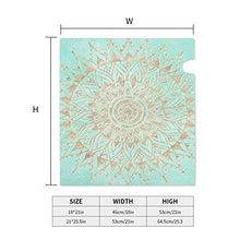 Min Gold Mandala - Copertura magnetica per cassetta postale per giardino, giardino, cortile, dimensioni standard 51 x 45 cm