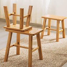 CCLLA Sgabello Sgabello per Doccia Sgabello con Gradino Pedale in Legno massello Sgabello Piccolo per Seduta Comodino Impermeabile Antisettico Panca Alta Sgabello Antiscivolo (Dimensioni: 33x27x35