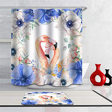 LIYAN Combinazione Bagno. Immagini Chiare E Colori Vivaci Rendono Il Tuo Bagno Pieno di Vita. Accessori da Bagno. Pittura. Fenicottero. Fiori.