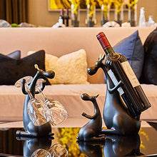 LHQ-HQ Bottiglia di Vino Wine Rack Rack Soggiorno Creativa Wine Rack casa Bottiglia di Vino Rack Decoration Arredamento Resina Wine Rack Animal Crafts