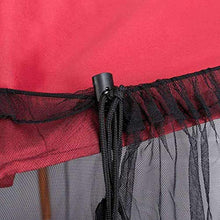 SUNY Ombrellone da Giardino con Zanzariera Regolabile in Altezza E Diametro, Tenda A Rete Portatile, Ombrellone Convertitore, Trasforma Il Tuo Ombrellone in Un Gazebo (300X230cm)