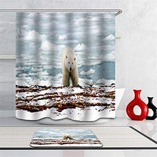 LIYAN Combinazione Bagno. Immagini Chiare E Colori Vivaci Rendono Il Tuo Bagno Pieno di Vita. Accessori da Bagno. Orso Polare di Animali Selvatici.