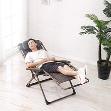 JFFFFWI Sedia Pieghevole Zero Gravity Lettini Prendisole Letto Pieghevole Sedie reclinabili da Giardino Regolabili Sedia Relax da Ufficio Portatile con Supporto poggiatesta