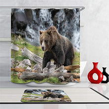 Combinazione Bagno. Immagini Chiare E Colori Vivaci Rendono Il Tuo Bagno Pieno di Vita. Accessori da Bagno. L'Orso Sull'Erba.