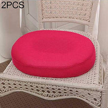 Shanks 'Shop. Cuscino di Prevenzione Emorroidi 2 PCS Office Hollow Rebound Health Health Seat, Dimensioni: 40x32x7c (Color : Rose Red)