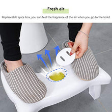 LTINN Sgabello da Toilette Sgabello con Gradino Sgabello Pieghevole per Piedi Tipo C Misura 35 ° Aumenta la defecazione Accovacciata Sgabello per sedersi Squat Artefatto Sgabello per WC