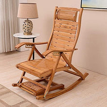 Reclinabili Bamboo Sedia a Dondolo Bambino Sedia Pieghevole per Adulti Casa Poltrona Sedia Cool Sedie Fretta Sedia anziana Pranzo Pranzo Pranzo Sedia