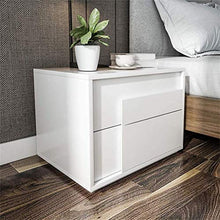 FTFTO Accessori per la casa Comodino Mobiletto portaoggetti Comodino Dipinto Cassetto portaoggetti Moda Cassettiera Mobili Camera da Letto Nero