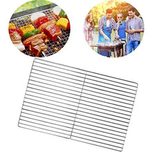 IMIKEYA Griglia di Cottura in Acciaio Inox Griglia Griglia Griglia Griglia Griglia di Cottura Griglia a Griglia Griglia per Pesce Griglia per Picnic Pollo Vegetale da Campeggio