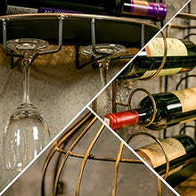 WEI-LUONG Ferro Wine Rack Retro Bar Decorazione differente Style37 X 95 X 18 Centimetri Wine Rack