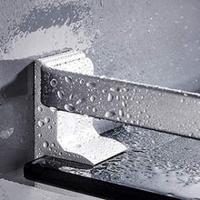 GDFEH Bagno Scaffale in Vetro Scaffale in Alluminio Scaffali in Vetro temperato Contemporaneo Montaggio a Parete, Finitura lucidata