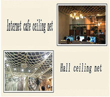 Protective net decoration / Tessuti a mano corda della canapa mesh multi-funzione Scale Balcone anticaduta for bambini Retro Bar Net Net soffitto Foto decorazione della parete netto appendere i vestit