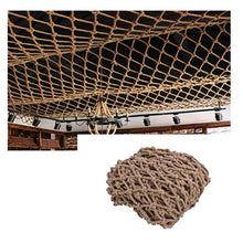 WEIFAN Rete di Canapa di Iuta-Rete Decorativa per Bar retrò/Balcone Ringhiera per Scale Recinzione di Sicurezza Decorazione Reti a Rete per Bambini e Adulti/Protezione di Sicurezza Corda Intrecciata