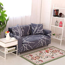 Fashion·LIFE Copridivano 3 Posti Sofa Salotto ProtettoreFodera per Divano con Stampa di Fiori Elastico Copridivano all-Inclusive,Grigio - Arredi Casa