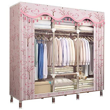 Jixi Grande Armadio Portatile migliorata ed ampliata Armadio Durevole Armadio Storage Manager Armadio Semplice (Color : B)