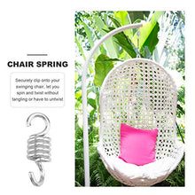Yardwe - 2 Molle di trazione per Poltrona sospesa e Amaca, per Porch Swing, in Acciaio Inox, 440 Lbs (7 mm)