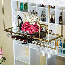 Portabottiglie Portabottiglie Portabottiglie per Bar in Metallo | Portabottiglie da soffitto Regolabile in Altezza per espositori da Cucina e Soggiorno