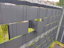 3 x Strisce di Protezione in PVC per recinzioni a Doppia Asta 26 m x 19 cm Extra Forte 700 G/M² 20 Clip di Fissaggio frangivista Recinzione Balcone e Giardino