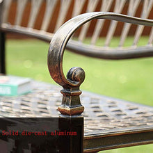 LXLH Panca da Giardino Sedile Sedia da Giardino Panca da Esterno Anticorrosivo Impermeabile Sedia da Giardino in Alluminio pressofuso Cortile Sedia da Giardino per Il Tempo Libero Sgabello Lungo