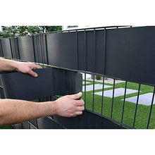 LSXIAO Giardino Privacy Paravento, 0,35mm Doghe in PVC Resistente alle Intemperie Senza Manutenzione Facile da Installare con Strisce di Serraggio per Recinzioni A Doppia Sbarra
