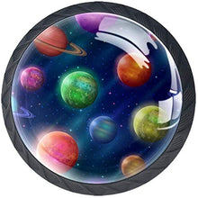 Spazio fantastico per pianeti e lune Pomelli per Porta Set di 4 Pomelli per Mobili Manopole per Cassetti Cucina Armadio Vetro