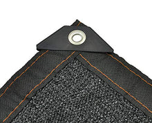 JMYSD - Rete ombreggiante per Protezione dal Sole, in Tessuto, Protezione UV, Protezione da sguardi indiscreti, da Giardino, per balconi e balconi, Protezione da Vento, a 8 Pin, Nero, 85%