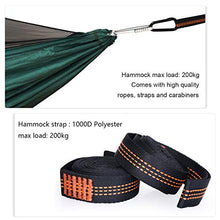 Boundless Voyage Amaca da Campeggio Ultraleggera da Viaggio per Esterni 2 Persone con Amaca da Giardino Zanzariera capacità di carico 200 kg Includi Cinturini per amache BV1033